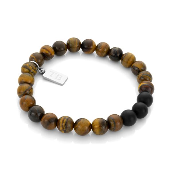 Pulseira Buffalo para Homem com pedras naturais da marca localizada em Portugal Twobrothers.