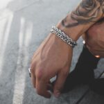 Pulseira para Homem em Aço Inoxidável -Pulseira simples para homem - marca portuguesa Twobrothers - Pulseira Pike - Pulseiras masculinas com estilo - Pulseiras em aço inoxidável para homem