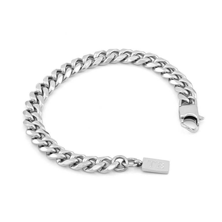 Pulseira Coles, para homem, produzida em aço inoxidável com uma espessura grossa da marca Twobrothers.