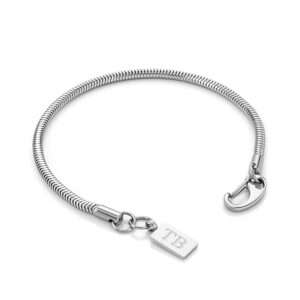 Pulseira para Homem em Aço Inoxidável -Pulseira simples para homem - marca portuguesa Twobrothers - Pulseira Trenton - Pulseiras masculinas com estilo - Pulseiras em aço inoxidável para homem