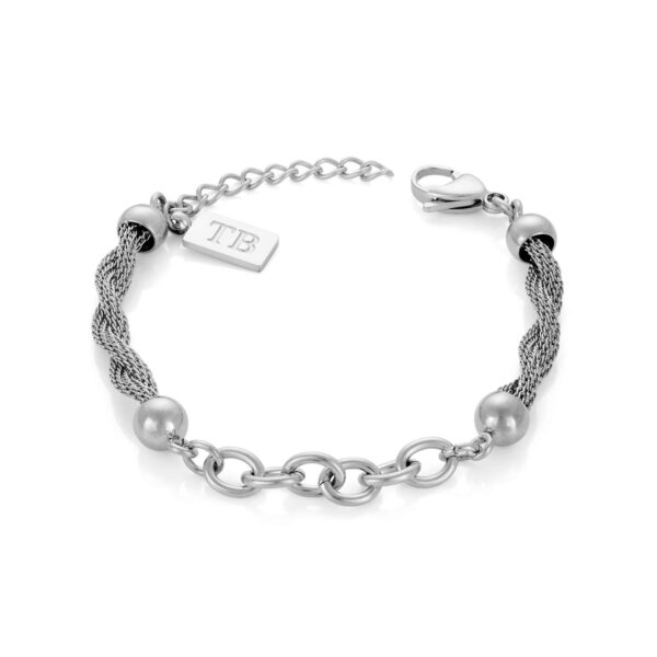 Pulseira Chiara para mulher em aço inoxidável elegante da marca portuguesa Twobrothers