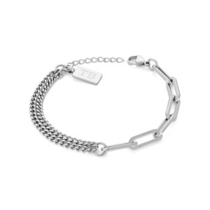 Pulseira Vittoria para mulher de estilo pulseira corrente em aço inoxidável da marca portuguesa Twobrothers