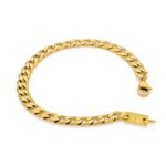 Pulseira Billings Gold para homem em aço inoxidável na cor dourada, da marca Twobrothers.