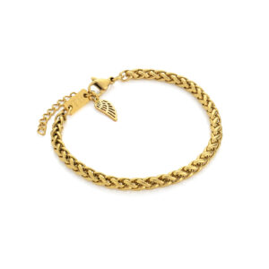 bracelet en acier inoxydable pour femme Collin Wing