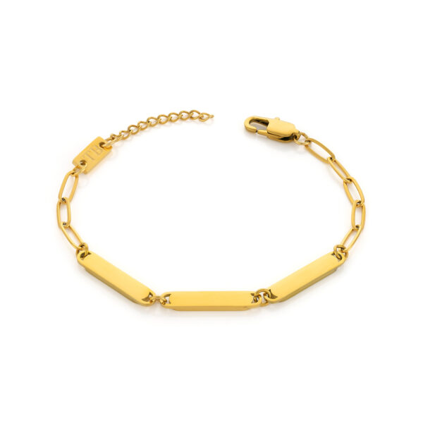 bracelet en acier inoxydable doré pour femme Maggia