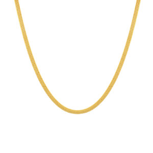Collier pour femme en acier inoxydable doré alessia