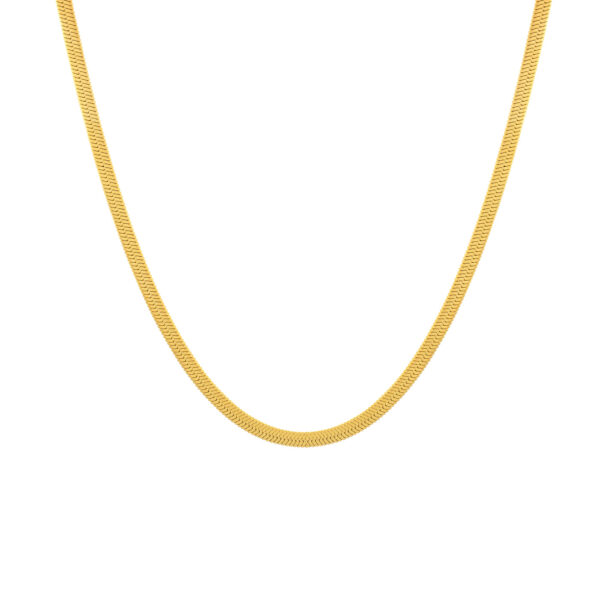 Collier pour femme en acier inoxydable doré alessia