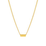 Collier pour femme en acier inoxydable doré Minimal Personnalisable