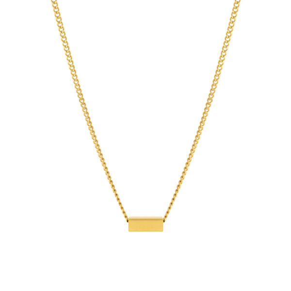 Collier pour femme en acier inoxydable doré Minimal Personnalisable