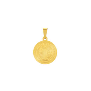 pendentif en ecier inoxidable doré pour homme