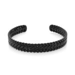 Bracelet Jonc Noir Hollywood