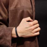 Bracelet Jonc Noir Hollywood – Image 2