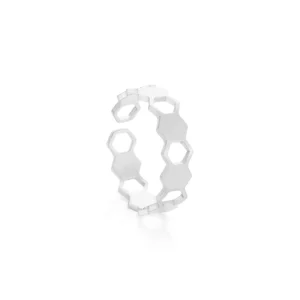 Bague pour femme en acier inoxydable – Modèle Caroline
