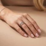Bague argentée pour Femme Hannah – Image 3