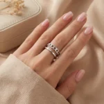 Bague argentée pour Femme Hannah – Image 4