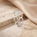Bague argentée pour Femme Vivian – Image 2