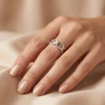 Bague argentée pour Femme Vivian – Image 3