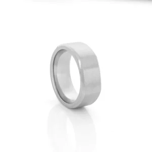 bague en argenté en acier inoxydable pour homme modele rockville