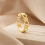 Bague dorée pour Femme Caroline – Image 4