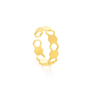Bague pour femme en acier inoxydable – Modèle Caroline