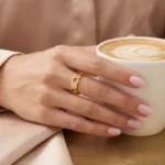Bague dorée pour Femme Caroline – Image 5