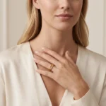 Bague dorée pour Femme Charlotte – Image 3