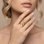 Bague dorée pour Femme Evelyn – Image 4