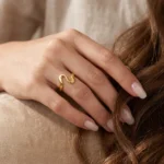 Bague dorée pour Femme Grace – Image 2