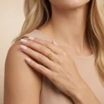 Bague dorée pour Femme Vivian – Image 5