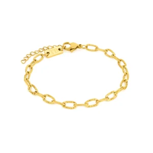 bracelet anne en acier doré inoxydable pour femme