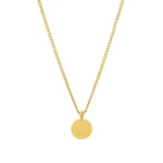 Collier Davis doré pour Femme avec Initiale – Image 2