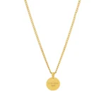 Collier Davis doré pour Femme avec Initiale – Image 3