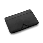 Porte-cartes en cuir noir avec protection RFID modele montana