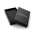 Porte-cartes pour homme en cuir véritable noir (modèle Dakota) avec un emplacement pour carte à accès rapide